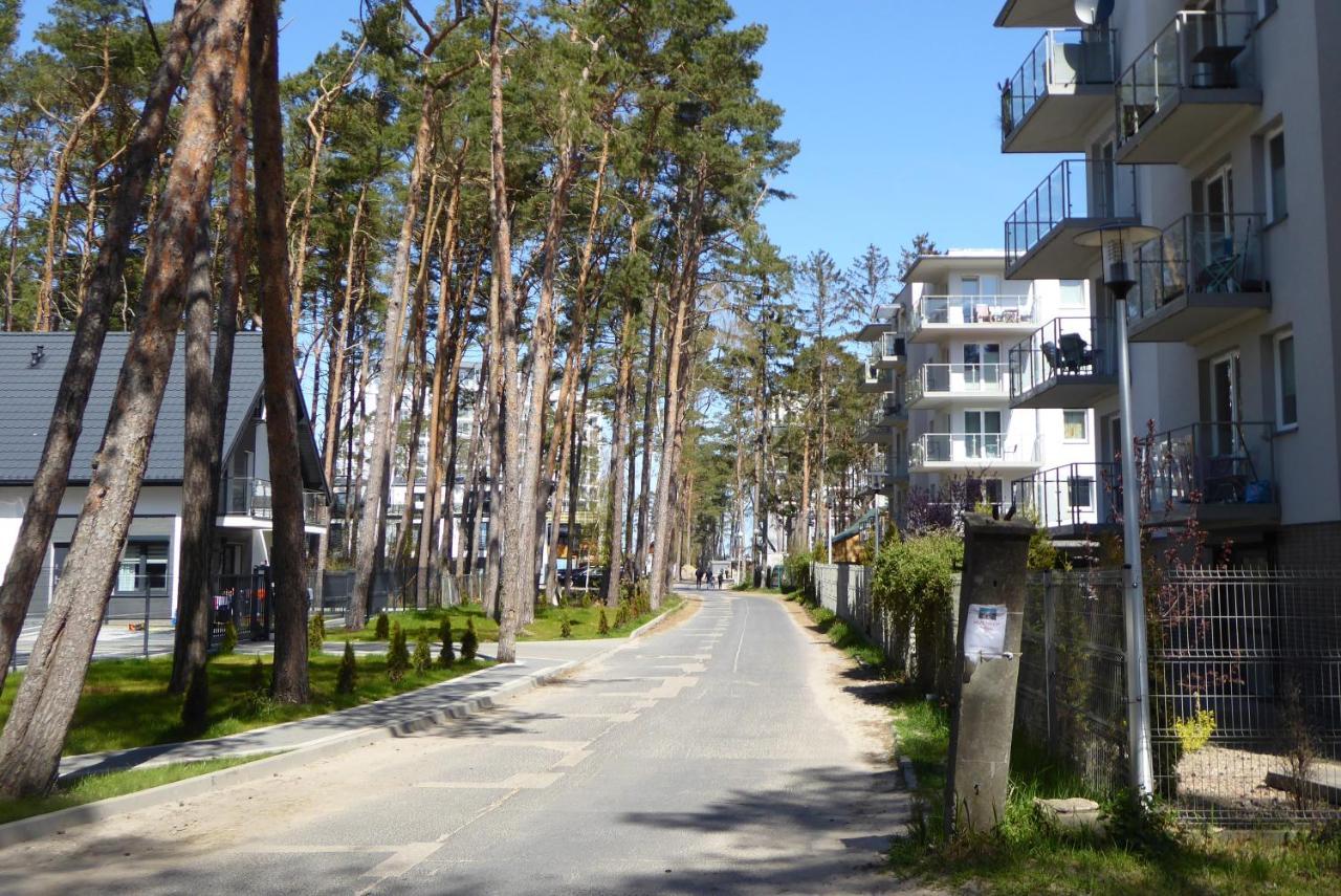 Dziwnowek Lesne Tarasy Blue Apartment ภายนอก รูปภาพ